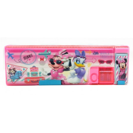 Disney Minnie Mouse & Daisy Adventure Magnetic Pencil Case
