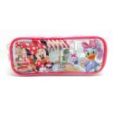 Disney Minnie Mouse Tea Time Transparent Square Pencil Bag Set (2)