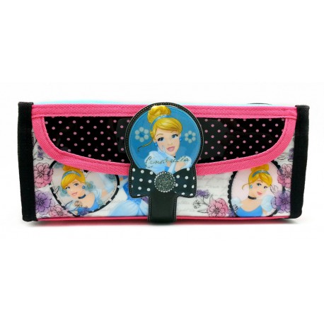 Disney Princess Cinderella Square Pencil Bag With Pocket