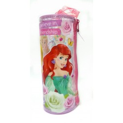 Disney Princess Friendship Round Transparent Pencil Bag Set