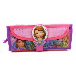 Disney Sofia The First Square Pencil Bag With Pocket