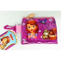 Disney Sofia The First Sparkling Purple Coin Purse