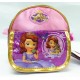 Disney Sofia The First Sparkling Purple Sling Bag WITH POCKET
