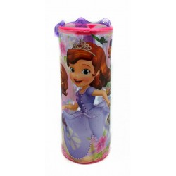 Disney Sofia The First With Amber Round Transparent Pencil Bag Set