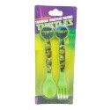 Ninja Turtles PP Spoon & Fork Set
