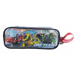 Transformers One Mission Transparent Square Pencil Bag Set