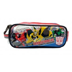 Transformers Robot Square Transparent Pencil Bag Set