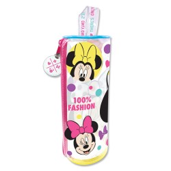 Disney Minnie Mouse Fashion Transparent Round Pencil Bag Set