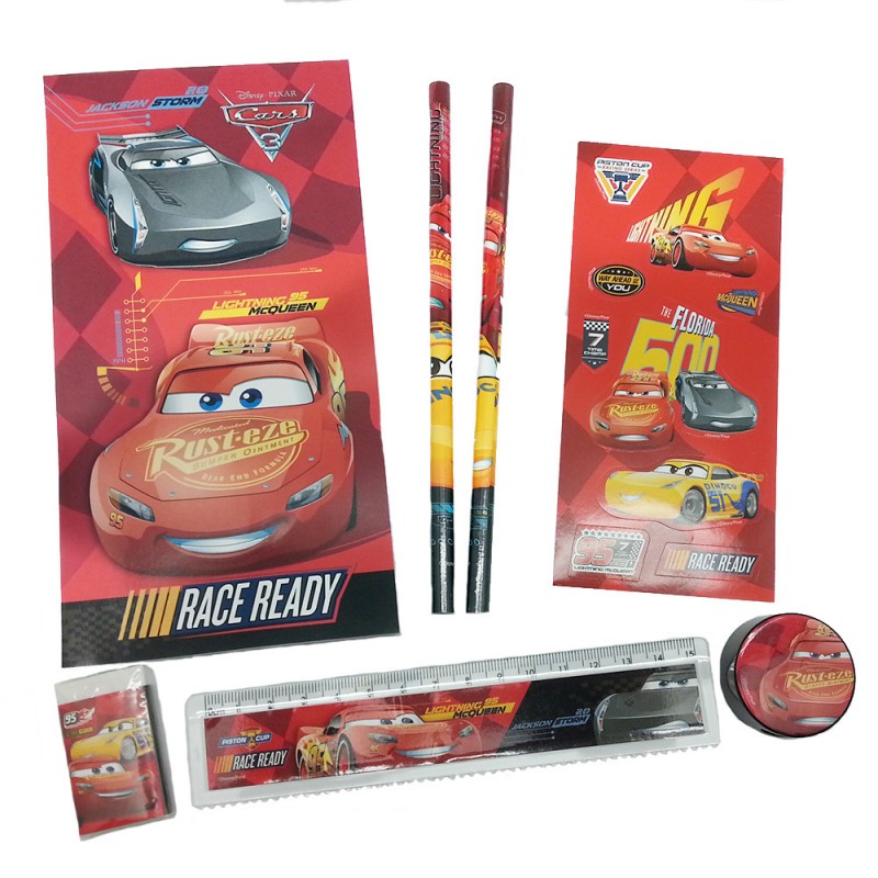 disney cars stationery set