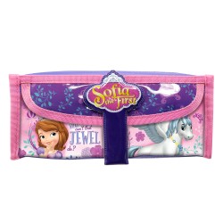 Disney Sofia The First Unicorn Square Pencil Bag with Pocket