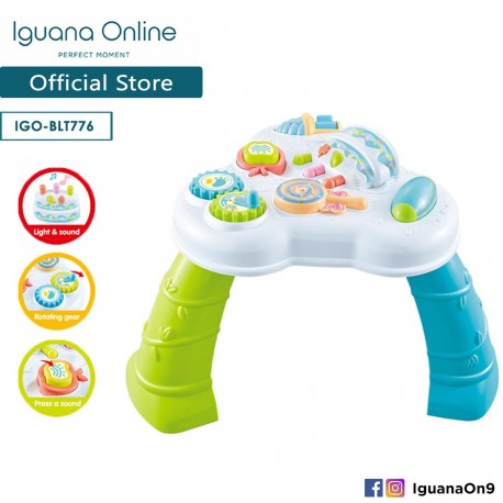 Iguana Online Multifunction Study Education Baby Kids Sit Play Activity Learning Desk Table Toy wit