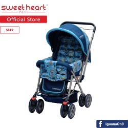 Sweet Heart Paris Stroller (Blue) with Reversible Handlebar