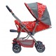 Sweet Heart Paris Stroller (Red) with Reversible Handlebar