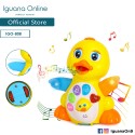 Iguana Online Early Education Electric Baby Toy Bump and Go Dancing Duck with Music for Children Ki