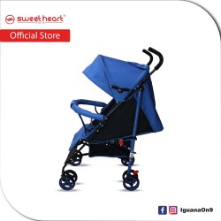 Sweet Heart Paris Durable Oxford Fabric Buggy Stroller with Umbrella Fold (Blue)