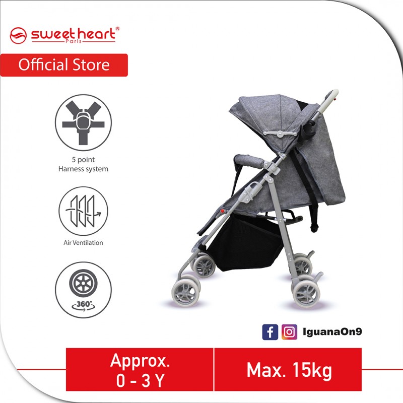 compact full size stroller