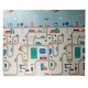 Iguana Online Baby BPA Free Crawling Pad Carpet Folding Playable Floor Mat for Infant - 180x200CM (Assorted Design)