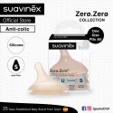 Suavinex BPA Free 0+ Months ZERO ZERO Anti Colic Collection Breastfeeding Silicone Teat (Slow Flow)