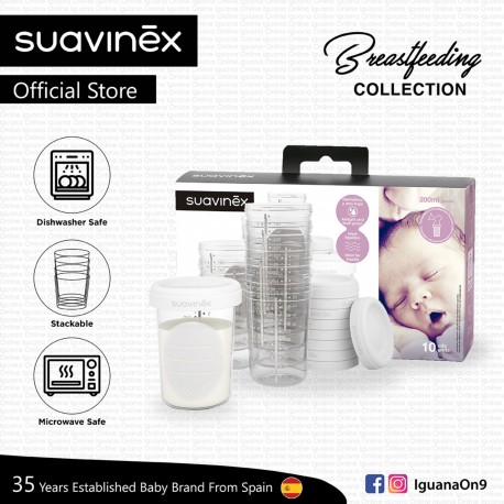 Suavinex BPA Free 0 Months Breastfeeding Collection Express Feeding Bottle Anti Colic Cap Seal Stack