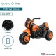 Iguana Online Kids Electrical Powered Motorcycle Toy 3 Training Wheel Children with LED Music BC999 (Orange)