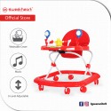 Sweet Heart Paris Baby Walker with Cute Toys Music Activity Tray Buttons (Red)