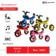 Sweet Heart Paris Children Tricycle with Anti Skid Pedal (Red)