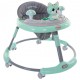 Iguana Online O Shape Baby Walker Portable Folding Convenient LED Music with EVA 360 Round Wheels (Teal)