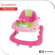 Sweet Heart Paris Baby Walker Learn Moving Tolocar Ride On Car with Activity Tray Music with Steering Wheels (Pink)