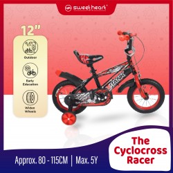 [SENANG PASANG] Sweet Heart Paris CB1201 X-TANK AIR 12 Inches Single Speed Children Bicycle With Training (Suitable for 3 - 5 YO