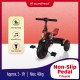 Sweet Heart Paris Children Tricycle TONBO Sport Multifunctional Mc Certificate Anti Skid Pedal Training Wheels (Black)