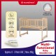 Sweet Heart Paris Multi Functional Baby Wooden Cot with Height Adjustable Layer