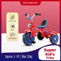 Sweet Heart Paris TCS733 Super Trike Sport Tricycle With Music and Light (Red)