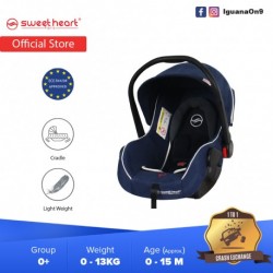 Sweet Heart Paris CS375 Group 0+ Infant Baby Carrier Car Seat Assurance JPJ MIROS ECE Certified (Space Blue)