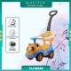Iguana PANDA Cute Design Ride-On TL1106W with Push Bar For 1 - 6 Years Old Age Max Support 30KG (Yellow)