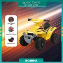 Iguana Electric Battery ATV BC899U Indoor Outdoor Stable Anti Roller with USB Music Player (Support 2 - 8 Years l 50 KG)- Yellow