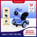 Sweet Heart Paris BBC22R SPACEMAN Electric 360 Rotate Balancing Battery Car With FREE Remote Control Support 60KG - Blue