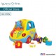 Iguana Online SMART BUS Cartoon Animal Doll and Shape Changing Geometry Kits Baby Educational Toys