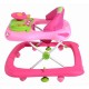 Sweet Heart Paris Baby Walker Learn Moving Tolocar Ride On Car with Activity Tray Music with Steering Wheels (Pink)