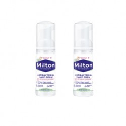 MILTON Antibacterial Non-Alcohol Hand Sanitizer Foam (50ml) - Pack of 2