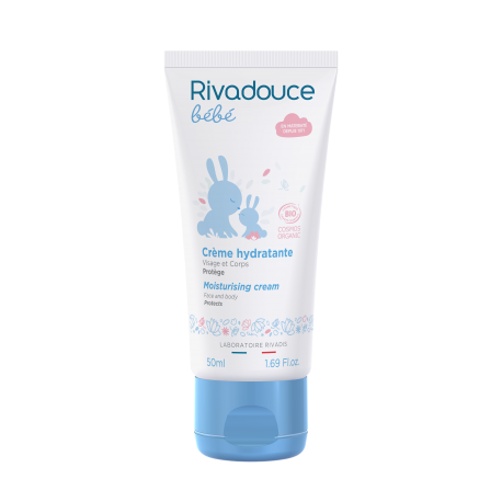 Rivadouce Bebe Crème Hydratante (Moisturizing Cream) - 50ml 