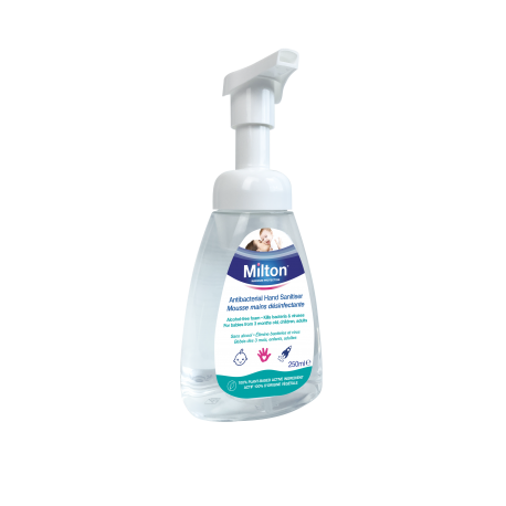 MILTON Antibacterial Non-Alcohol Hand Sanitizer Foam (250ml)