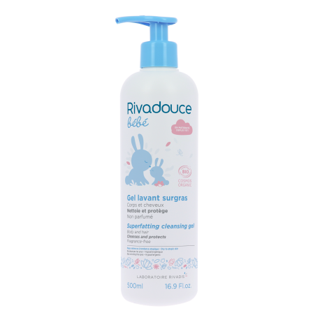 Rivadouce Bebe Bio Superfatting Cleansing Gel (Gel lavant surgras) 500ml