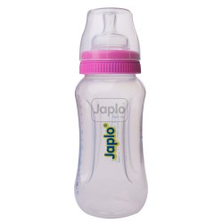 Japlo Easy Grip 360Ml Feeding Bottle Pink(E36)- With Two Silicone Nipple