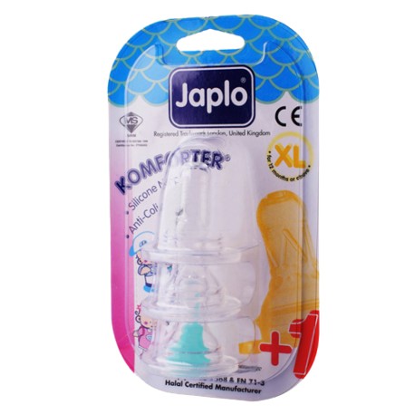 Japlo Komforter Sc102K (2 Pcs Blister Card)-XL Bottles Teats