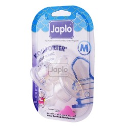 Japlo Komforter Orthodontic Nipple-Large-- (2 Pcs / Blister Card)- M