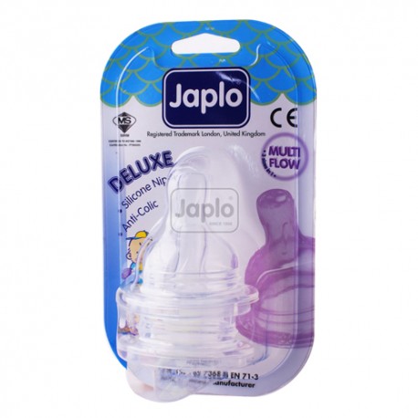 Japlo Multi Flow Deluxe Nipple - (2 Pcs / Blister Card)- Multiflow