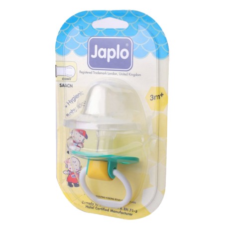 Japlo Saacn Baby Soother - (With Cover) - Silicone Cherry Teat