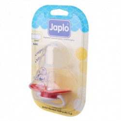 Japlo Sa8C Baby Pacifier- (With Cover) - Silicone Cherry Teat