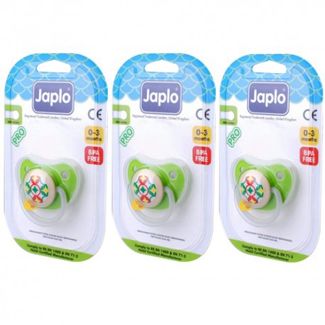 Japlo Pro New Born Pacifier - 1 pcs x 3 Blister Cards (3 Blister Cards in 1)