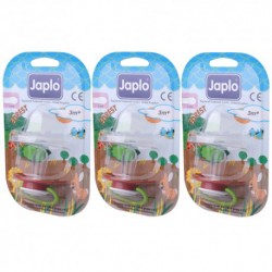 Japlo Forest Olive Pacifier  - 1 pcs x 3 Blister Cards (3 Blister Cards in 1)